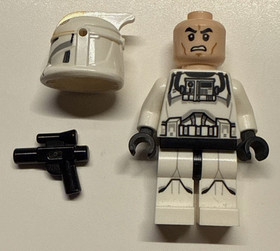 LEGO Star Wars Clone Pilot Minifig Republic Gunship Phase 1 Trooper 75076 prist