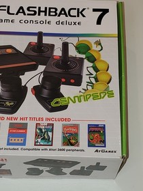 ATARI 2600 Flashback 7 Deluxe Mini Classic Video Game System 101 Games 2 Paddle