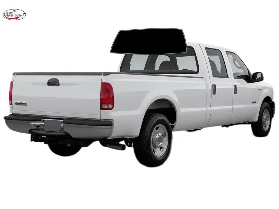Kit de película de tinte de ventana de 2 capas precortada para Ford F250/F350/F450 Super Cab 1997-2007 Foto 4 de 4