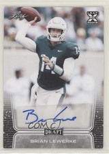 2020 Leaf Draft Auto Brian Lewerke #BA-BL1 Auto 9cx