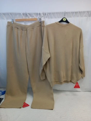 ❤️ Gini London Beige Jumper And Wide Leg Trousers Set Size L/XL BNWT