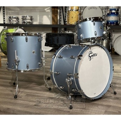 Gretsch Brooklyn 3pc Classic Drum Set Satin Ice Blue Metallic