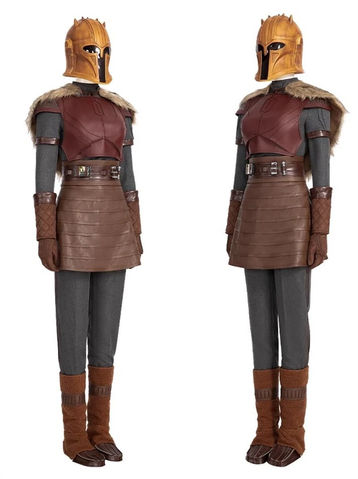 Star Wars The Mandalorian The Armorer Cosplay Costume Outfits Halloween Helmet - Image 2 of 4