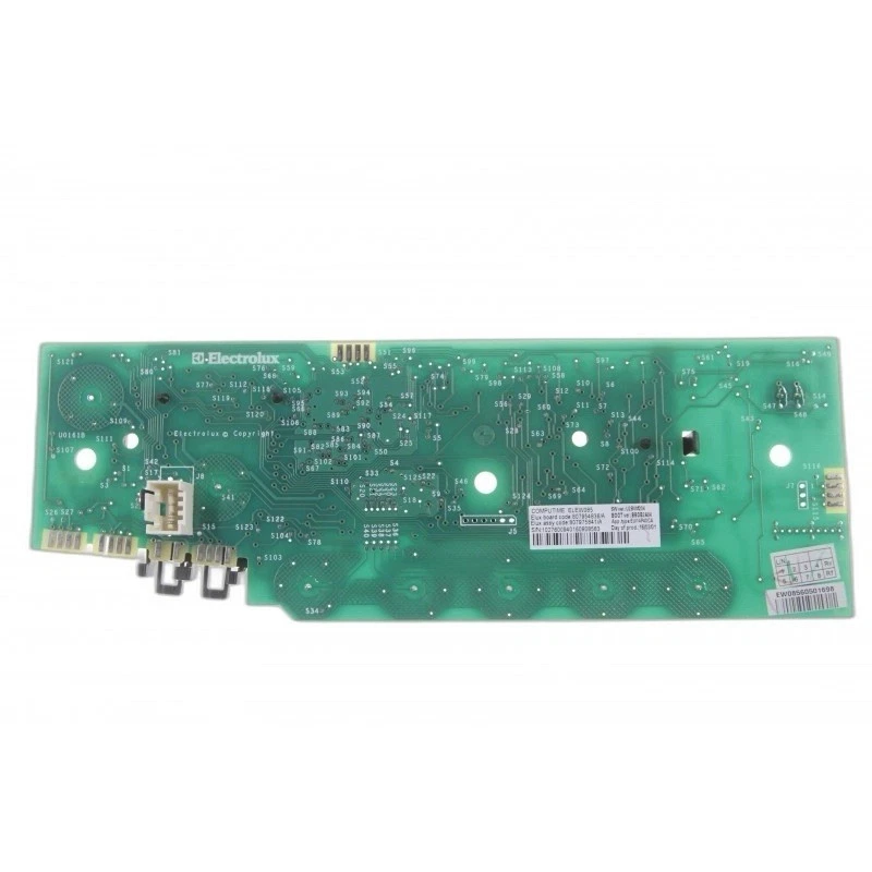 SCHEDA COMANDI LAVATRICE REX-ELECTROLUX 8079758416 CON FRONTALINO RWF1406BR - Immagine 4 di 4