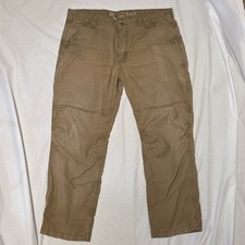 Carhartt Men  s Sz 40x30 Full Swing Tan Relaxed Utility Work Pants 102812 Logo