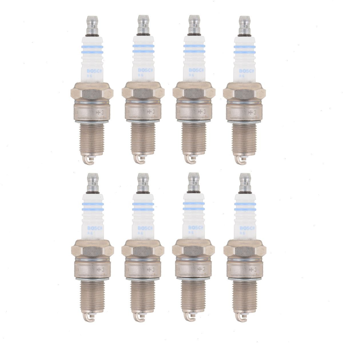 8 pc Bosch Nickel Copper Spark Plugs for 1980-1982 Triumph TR8 3.5L V8 ay