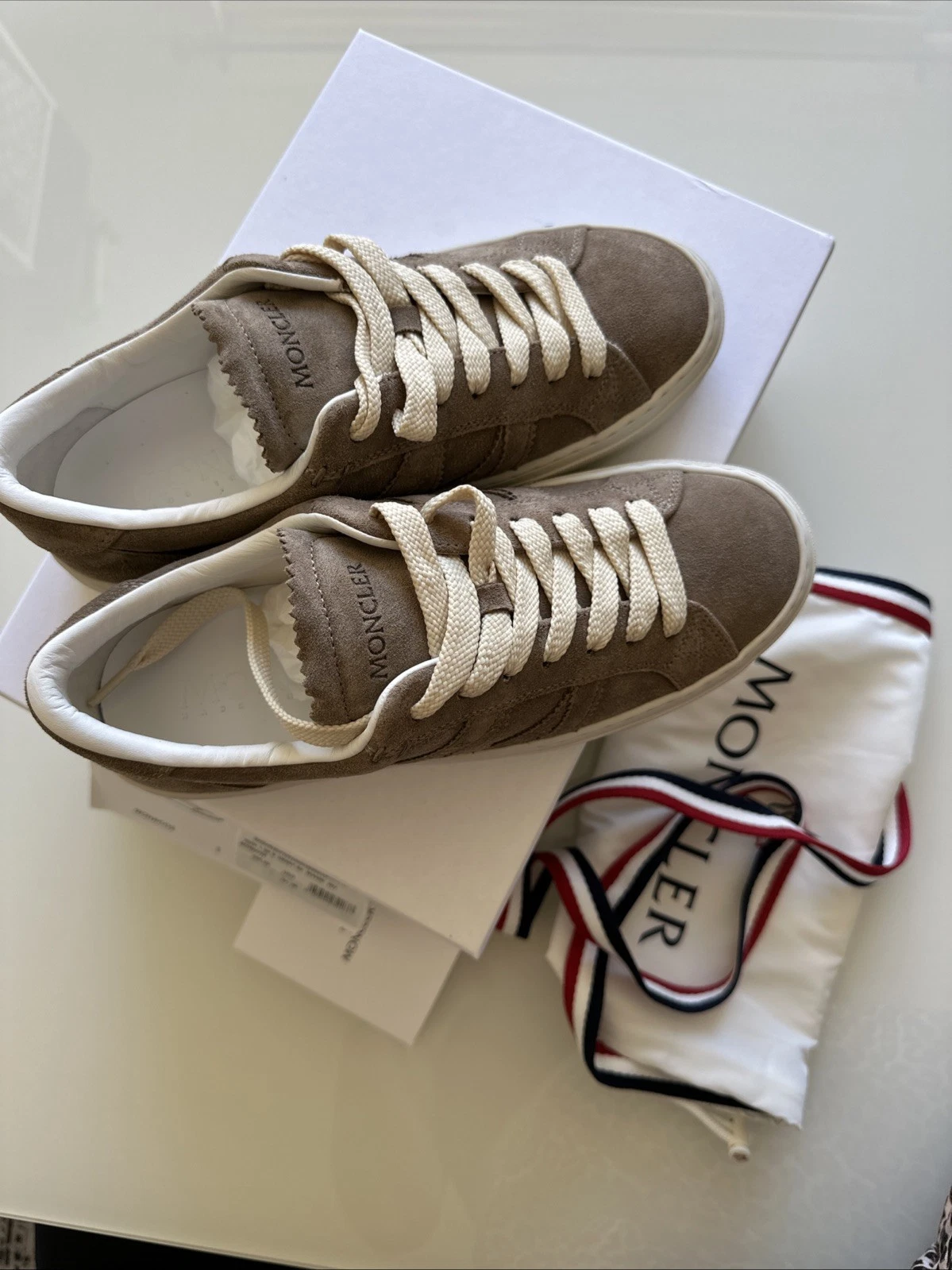 Moncler — Moncler Brown Sneakers Size 38 Monaco2 Authentic