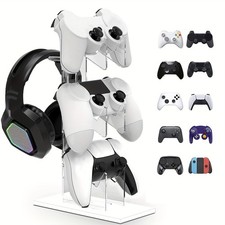 Universal 3 Layer Game Controller And Headphone Holder Stand Display ALL IN ONE
