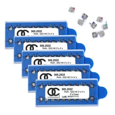 20 Kits Dental orthodontic OC mental bracket brace mini roth 022 345 hooks