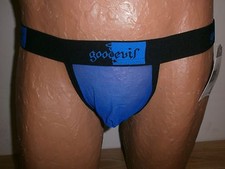 Good Devil Royal Blue Mesh Jockstrap Size Medium Item 73IM 4600
