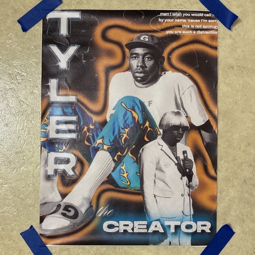 Tyler The Creator - Rap Music Poster ✅ Wall Art Room Canvas Man Cave ✅ 12x16 in