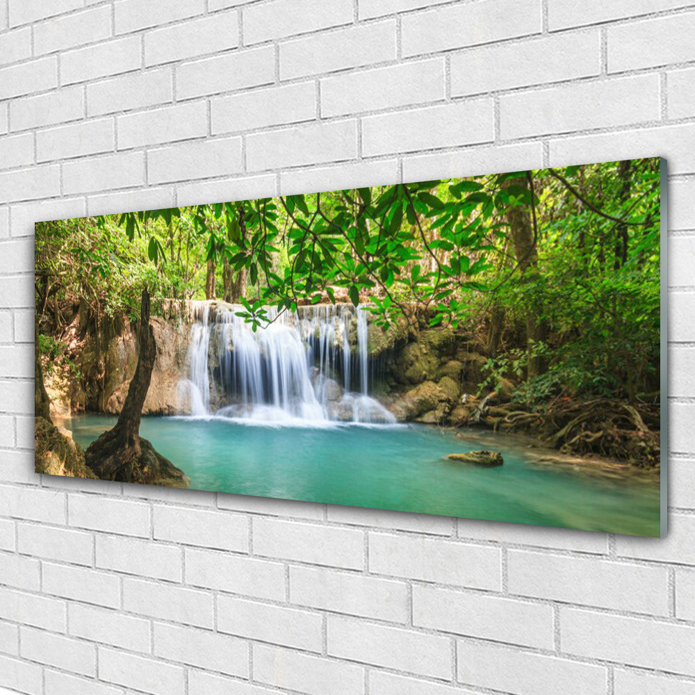 Image sur verre grand format pour illuminer un salon sombre