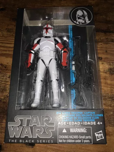 Star Wars The Black Series Clone Trooper Captain #13 Blue Box MISB SEALED