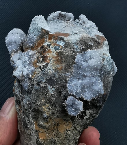 203 g Raro Creedita Natural Púrpura sobre Racimo de Yeso Espécimen Mineral/China 1 - Imagen 7 de 11