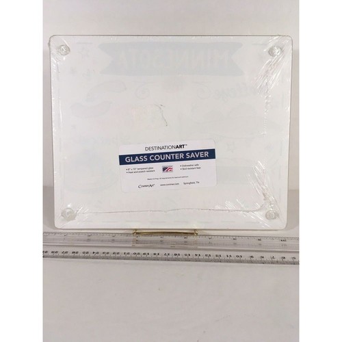 Minnesota Cutting Board Glass Counter Saver 8"×10" State Themed Destination Art - Picture 6 of 6