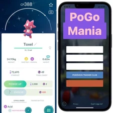 Shiny Toxel✨XXL Size✨mini PTC 20k✨(read description)