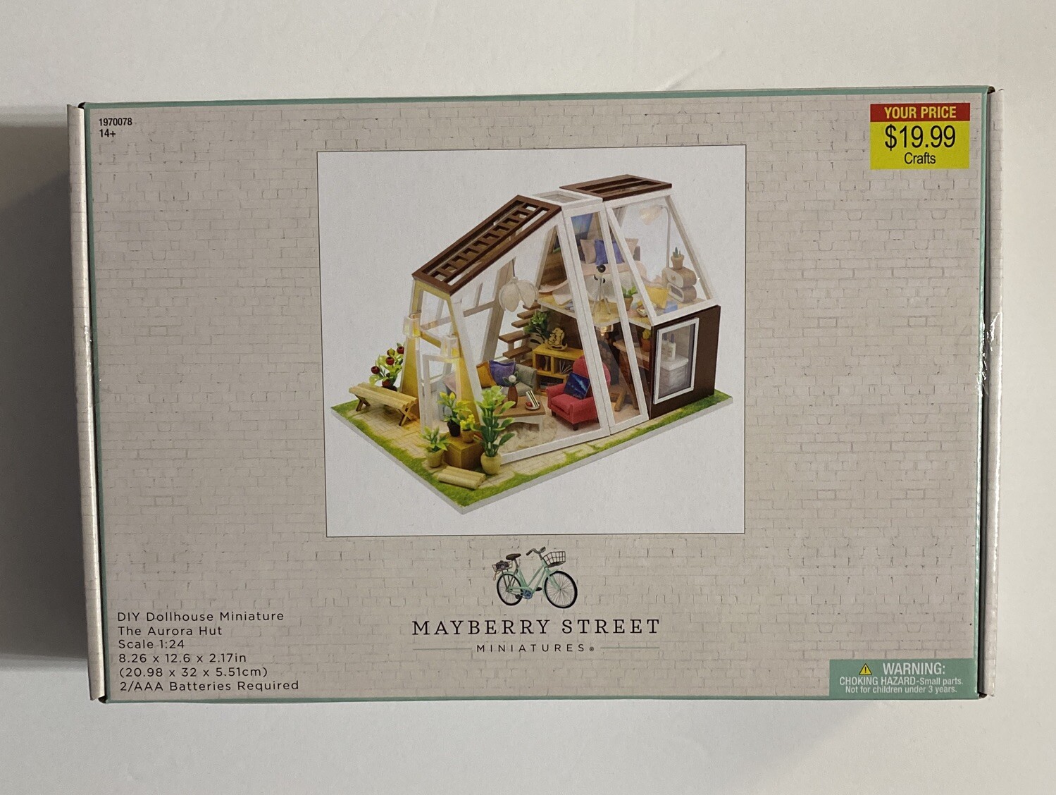 Mayberry Street Miniatures DIY The Aurora Hut DollHouse Kit 124 Scale