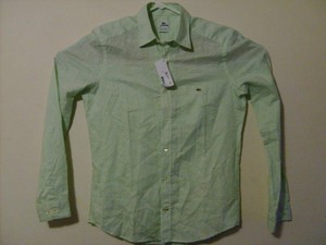 camisa verde lacoste