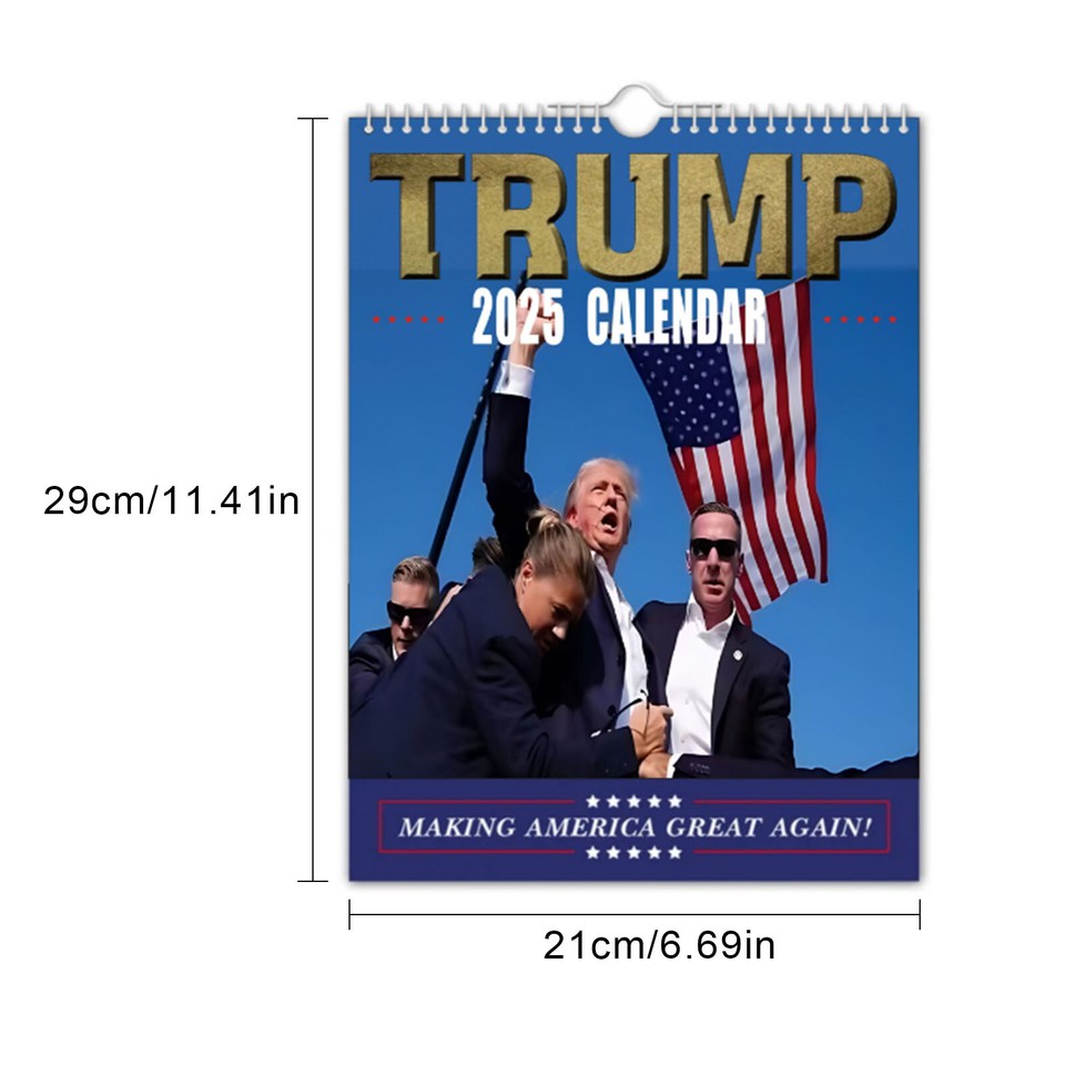 Donald Trump 2025 Wall CalendarDonald Trump Make America Great