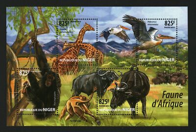 Niger 2015 Stamps Sheet African Fauna Animals MNH #17482 | eBay