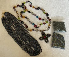 Vintage Crafting Beads Jewelry Parts Repair Bea3-8