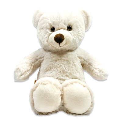 Build A Bear White Cream Teddy Bear Plush 15