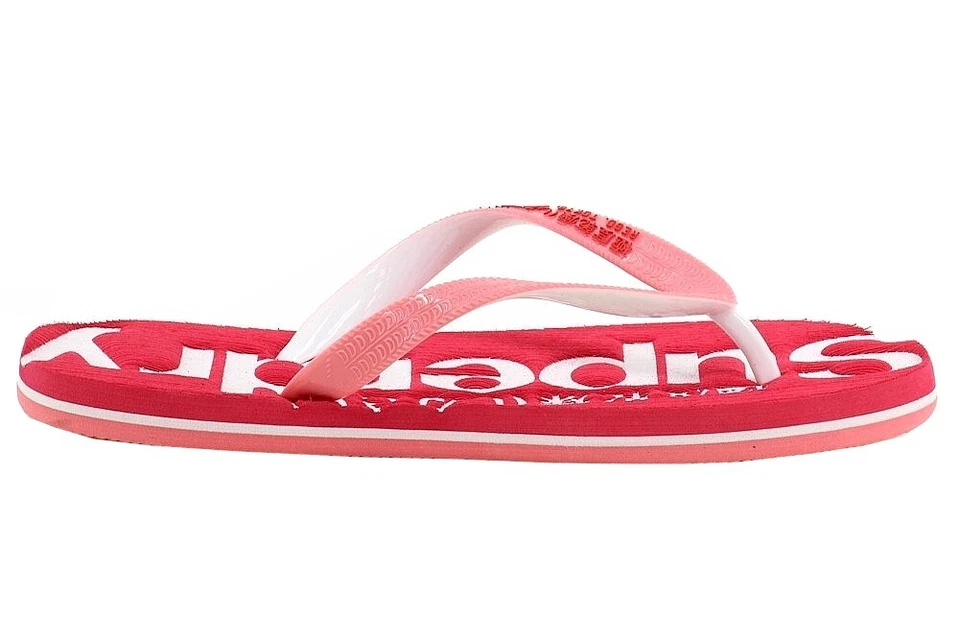 Superdry Mujer Sandalias Sandalias Scuba Fresa/Óptica/Frambuesa Talla: S Foto 3 de 4