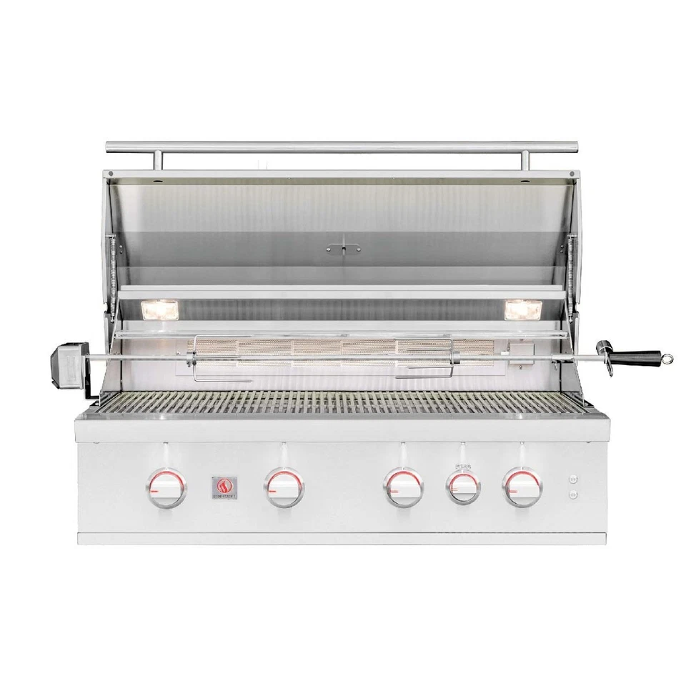 Summerset Pro 40" Stainless Steel Built-In Grill, Propane, TRLPRO40 - Image 2 of 4