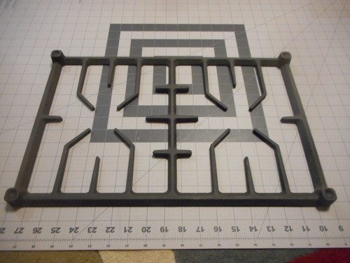 Gas Range Stove Cooktop Cast Iron Burner Grate New Part (A) - Picture 3 of 4