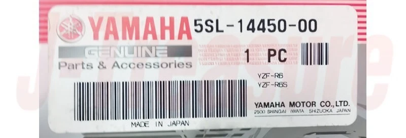 Conjunto de elementos de filtro de aire genuino Yamaha YZF-R6S R6S 2006-2009 5SL-14450-00-00 Foto 3 de 4