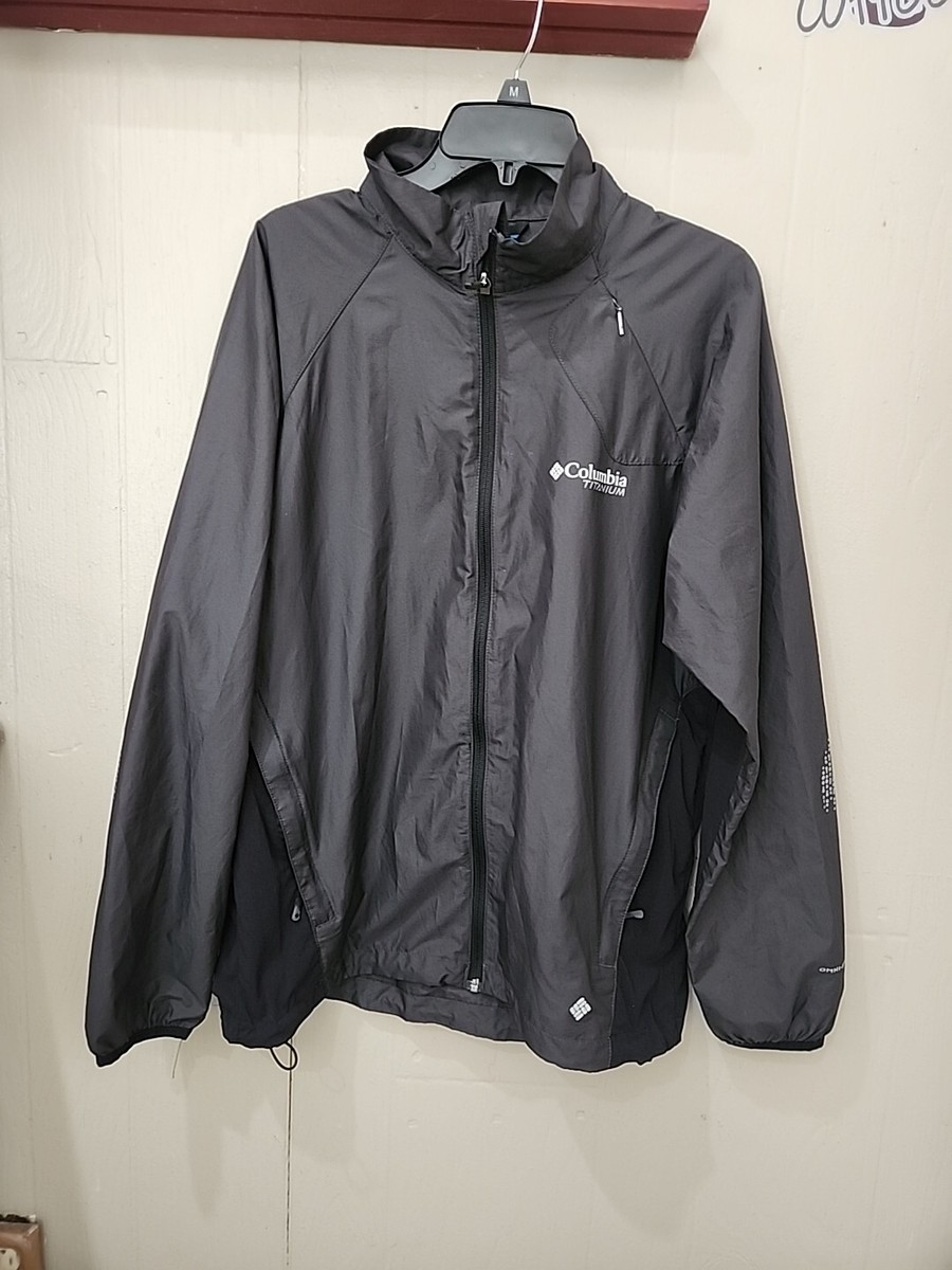 【美品 高機能】US Columbia OMNI-SHIELD ソフトシェル Columbia Jacket Men's M Titanium Omni Shield Soft Shell