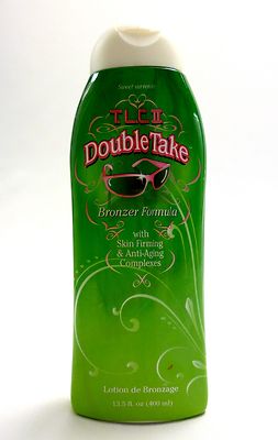 T.L.C. II ''DOUBLE TAKE'' BRONZER TANNING LOTION w/ANTI-AGING COMPLEX, 13.5Z - NEW