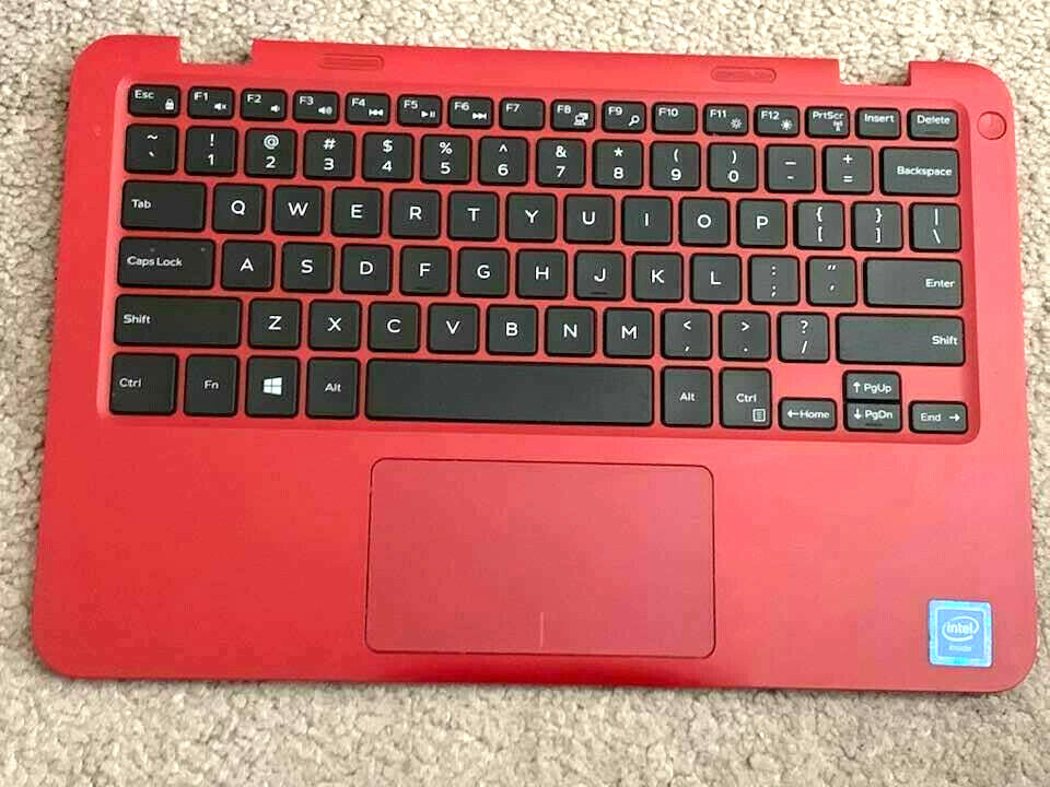 DELL INSPIRON P24T KEYBOARD / TOUCHPAD MODULE RED | eBay
