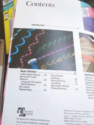 Decorative Machine Stitch by Singer Sewing Reference Library; Cy Decosse Inc - 第 2/6 張圖片