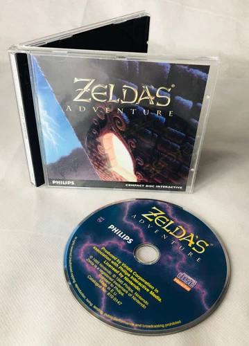 Video Game Phillips CDI Zelda Zeldas Adventure Vintage Original