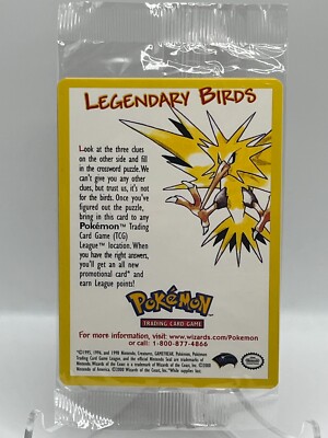 Zapdos #23 Black Star Movie WotC Promo Legendary Bird Pokemon TCG