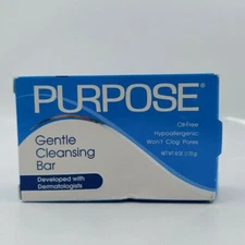 Purpose Gentle Cleansing Face Bar Soap Hypoallergenic Sensitive Skin 6oz