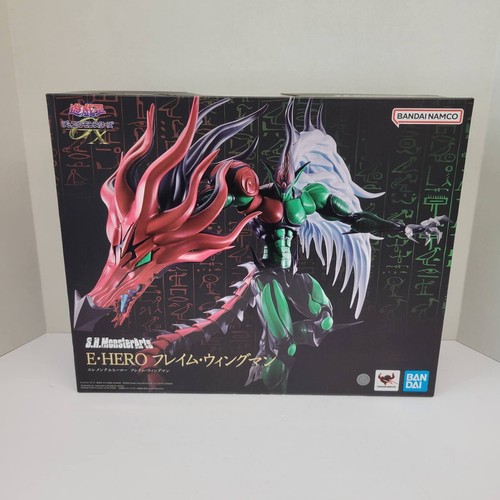 Bandai S.H.MonsterArts E. HERO E-HERO Flame Wingman Yu-Gi-Oh! Duel Monsters GX