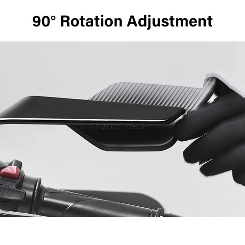 Adjustable Rearview Side Mirrors For Honda CB650R CB650F CB 750 Hornet 750 - Picture 8 of 24