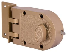 NEW PROSOURCE BRASS JIMMY PROOF VERTICAL DOUBLE CYLINDER DEADBOLT LOCK 0752410