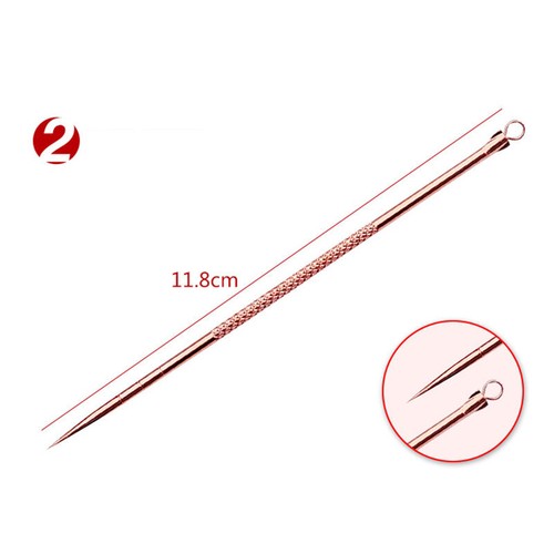 4pcs with Box Blackhead Remover Comedone Extractor Acne Needle Nose Pore Cleanse - Picture 5 of 16