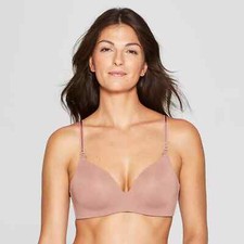 Auden Women's Nursing Wirefree Bra Mauve Size 38DDD