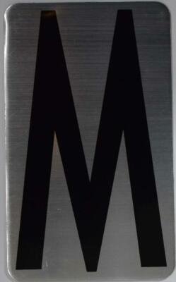House Number Letter Sign/Apartment Number Letter Sign-Letter M (S..REF24-1027