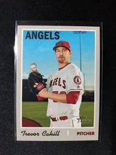 2019 Topps Heritage High Number #536 Trevor Cahill Angels
