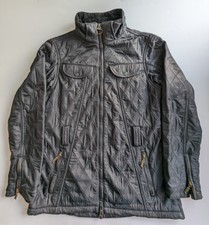 Barbour Grace Polarquilt Jacket - Black - No Belt Or Hood - Women Uk12