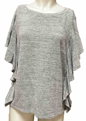 GAP Gray Flutter Short Sleeve Soft T-shirt Size M