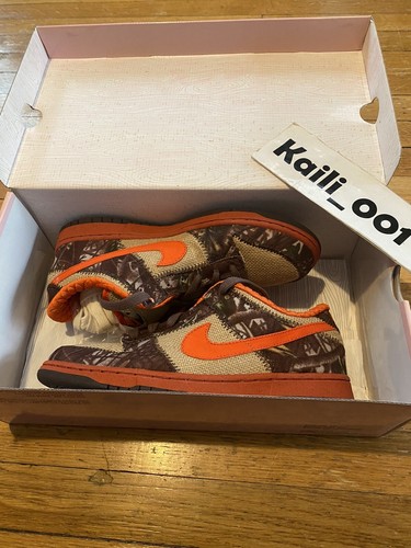 Nike Dunk Low Pro SB Sz 10.5 Hunter Forbes City Series Loden Shark Unkle Doom A - Picture 3 of 8