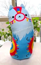 CATS Vs PICKLES Blue Llama Hugger Plush CVP Kitty 17 inch Soft and So Huggable!