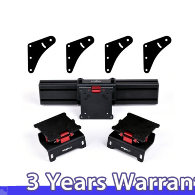 Simtrue Fine-Tuning Monitor Mounting Bracket + CNC Angle Plates 3 21-49'' Screens