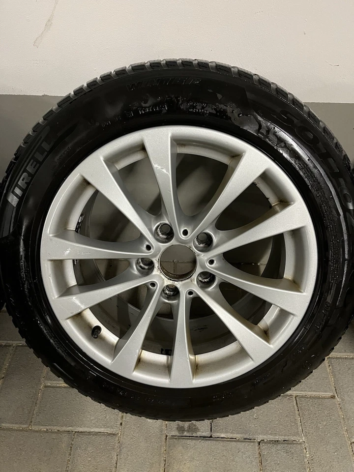 BMW 3er F34 GT Winterräder V-Speiche 395 Pirelli 225/55R17 6859025 RF + RDKS - Bild 4 von 4